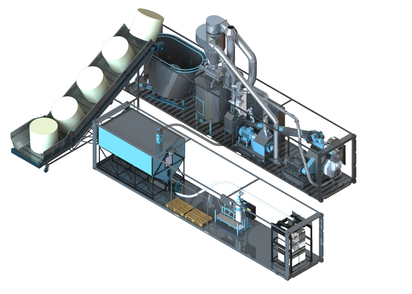 PelletCore base two-module pelletizing system