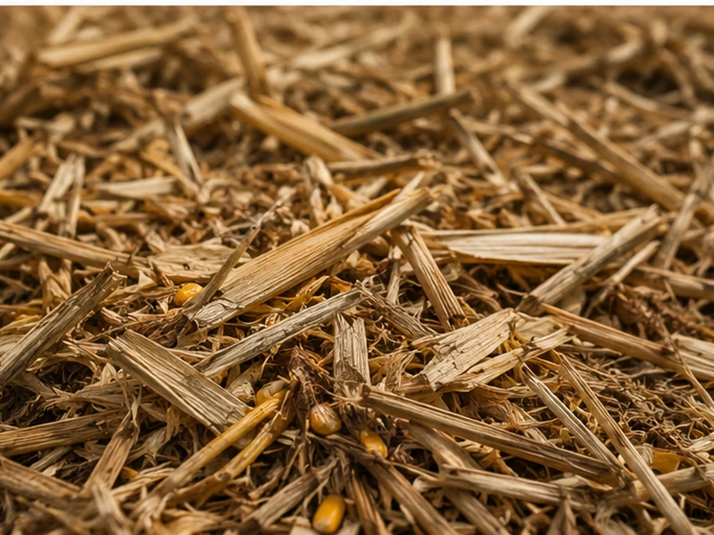 Dry agricultural residues